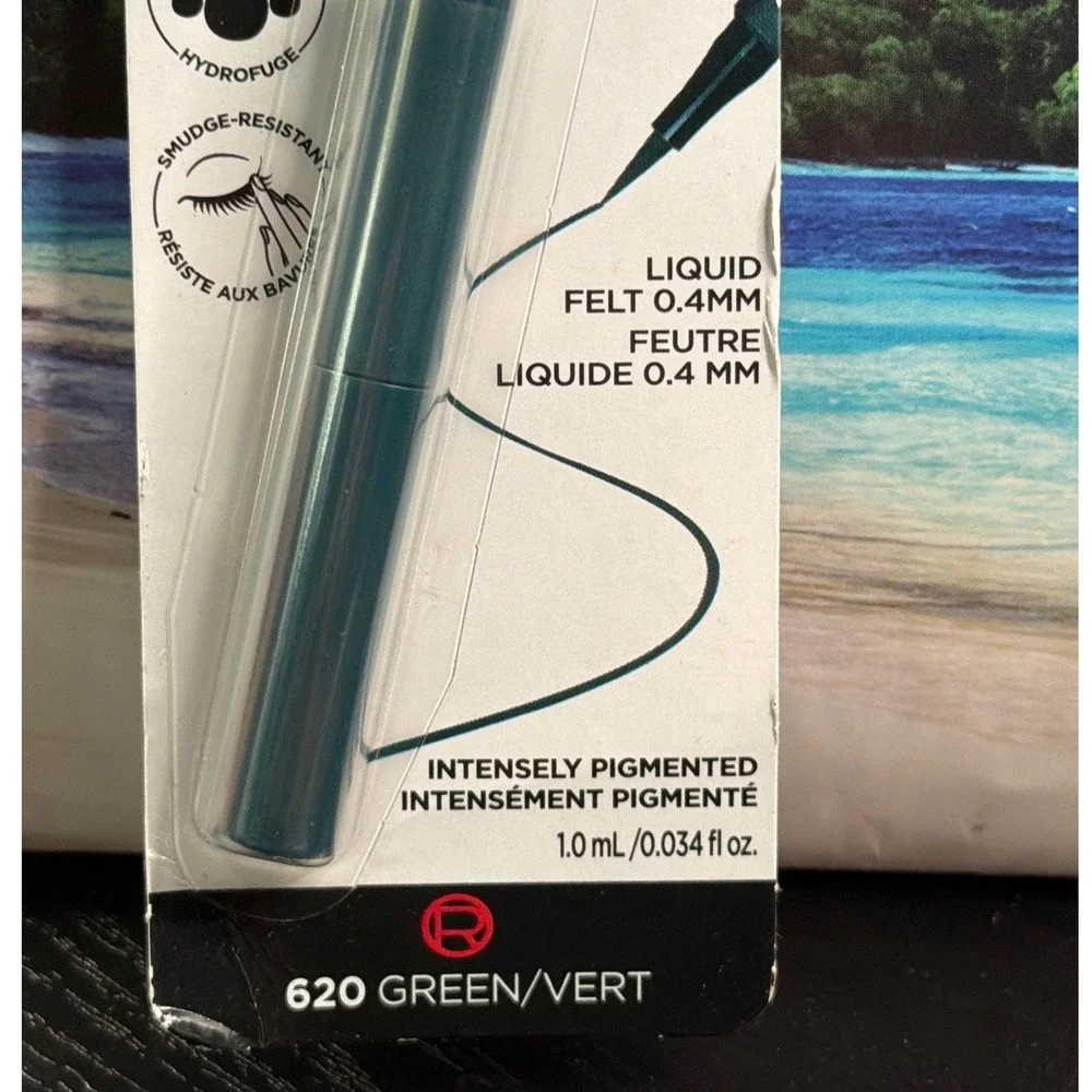 LOreal Infallible Grip Precision Felt Liquid Eyeliner 620 Green 30HR Waterproof